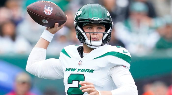 Jets quarterback Zach Wilson
